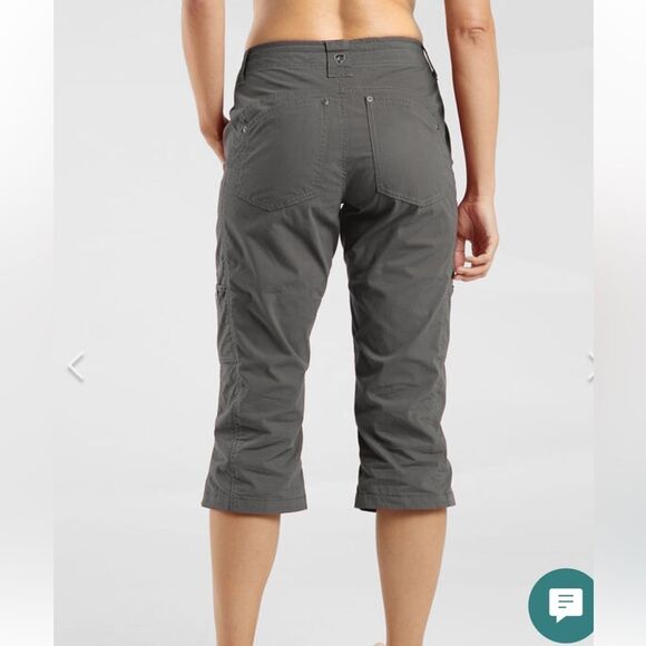 EXCELLENT CONDITION WOMEN’S SIZE 10 KUHL FREE RANGE KHAKI CAPRI - Picture 6 of 12